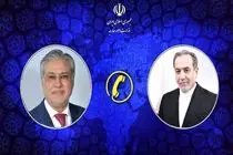 وزرای امور خارجه جمهوری اسلامی ایران و پاکستان با یکدیگر گفتگو کردند