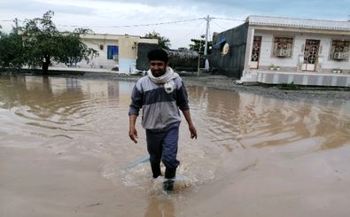 تشریح آخرین وضعیت سیلاب در روستای چاه اسماعیل میناب