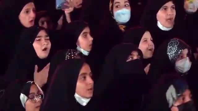 فیلم روضه خوانی «دخترای زینبی حسینم» با نوای میثم مطیعی 