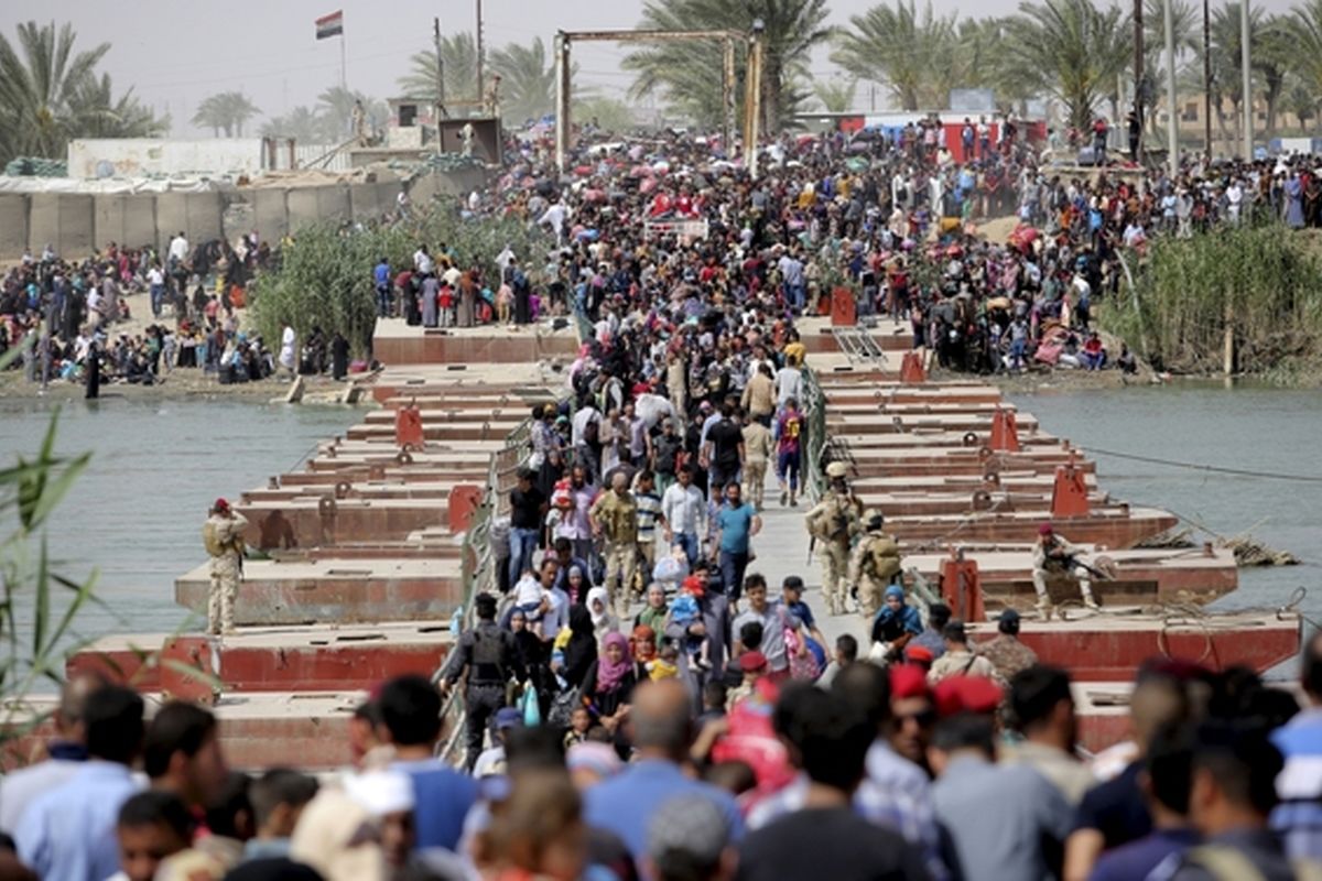 ۶۰ هزار تن از ساکنان الرمادی به شهر بازگشتند