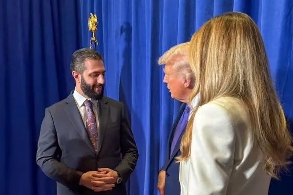 ترامپ و الجولانی دیدار کردند