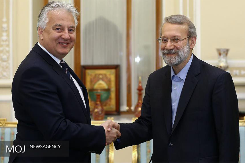 دیدار معاون نخست وزیر مجارستان با علی لاریجانی