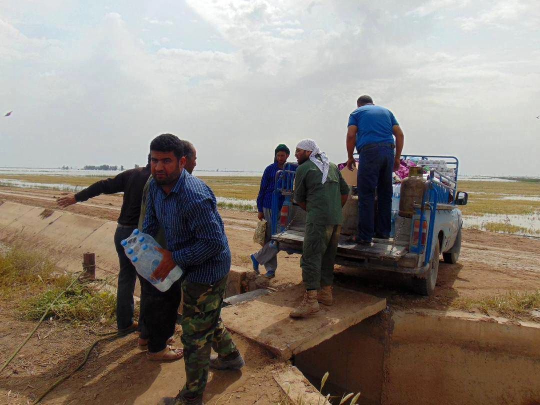 خدمت‌رسانی گروه‌های امدادی ستاد اجرایی فرمان امام در مناطق سیل زده گلستان 