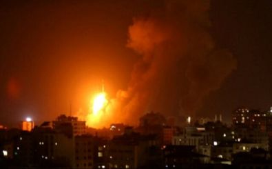 نیروی هوایی رژیم صهیونیستی مناطقی در نوار غزه را بمباران کرد