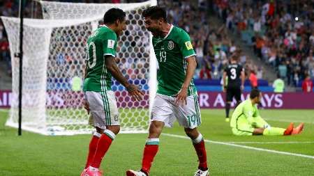 فوتبال جام کنفدراسیونها؛ مکزیک به سختی بر نیوزلند غلبه کرد