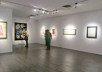 برپایی نمایشگاه نقاشی خط زهرا بهرامی در گالری مژده