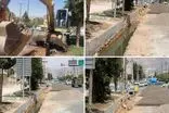 کانال آب چهارراه پیام نور اصلاح می شود