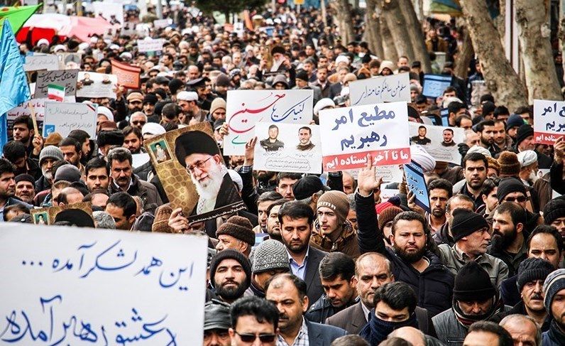 راهپیمایی باشکوه مردم اصفهان از اقدامات اغتشاشگران