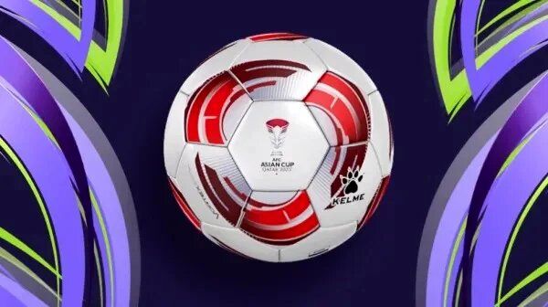 از توپ جام ملت‌های آسیا ۲۰۲۳ رونمایی شد