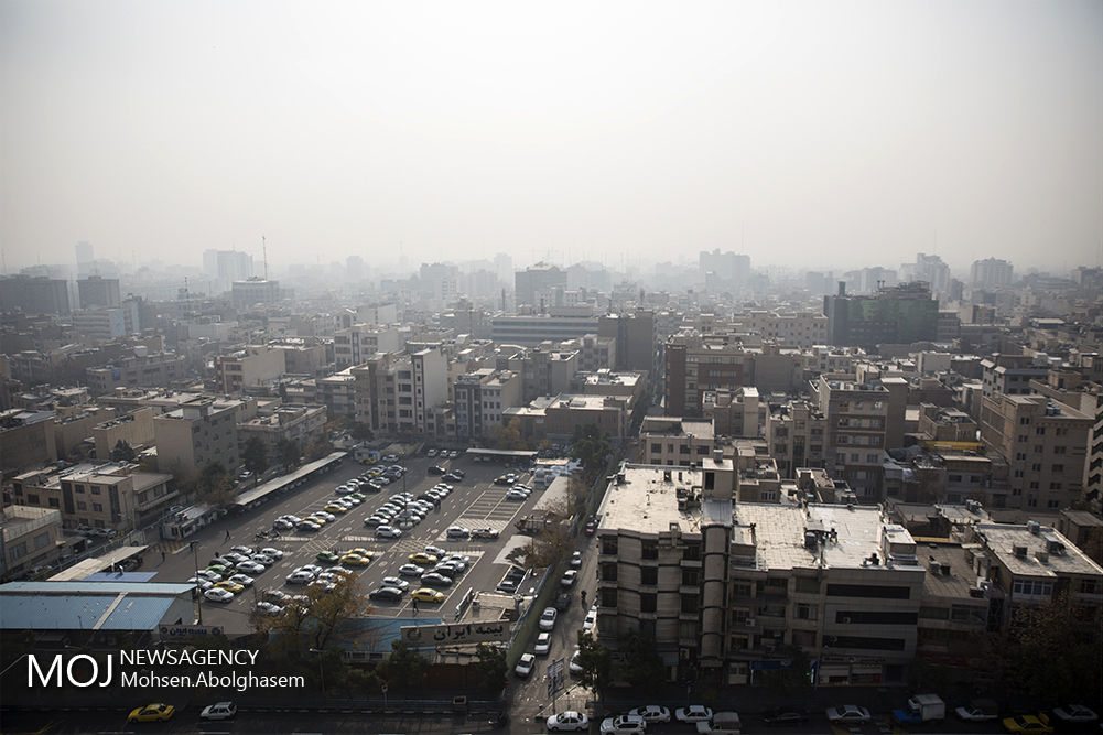 کیفیت هوای تهران در 21 اسفند 97 ناسالم است