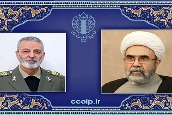 رئیس شورای هماهنگی تبلیغات اسلامی به فرمانده کل ارتش پیام تبریک داد