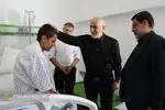 رئیس سازمان زندان‌ها از مجروحین حمله جنایتکارانه رژیم صهیونیستی به اوین عیادت کرد