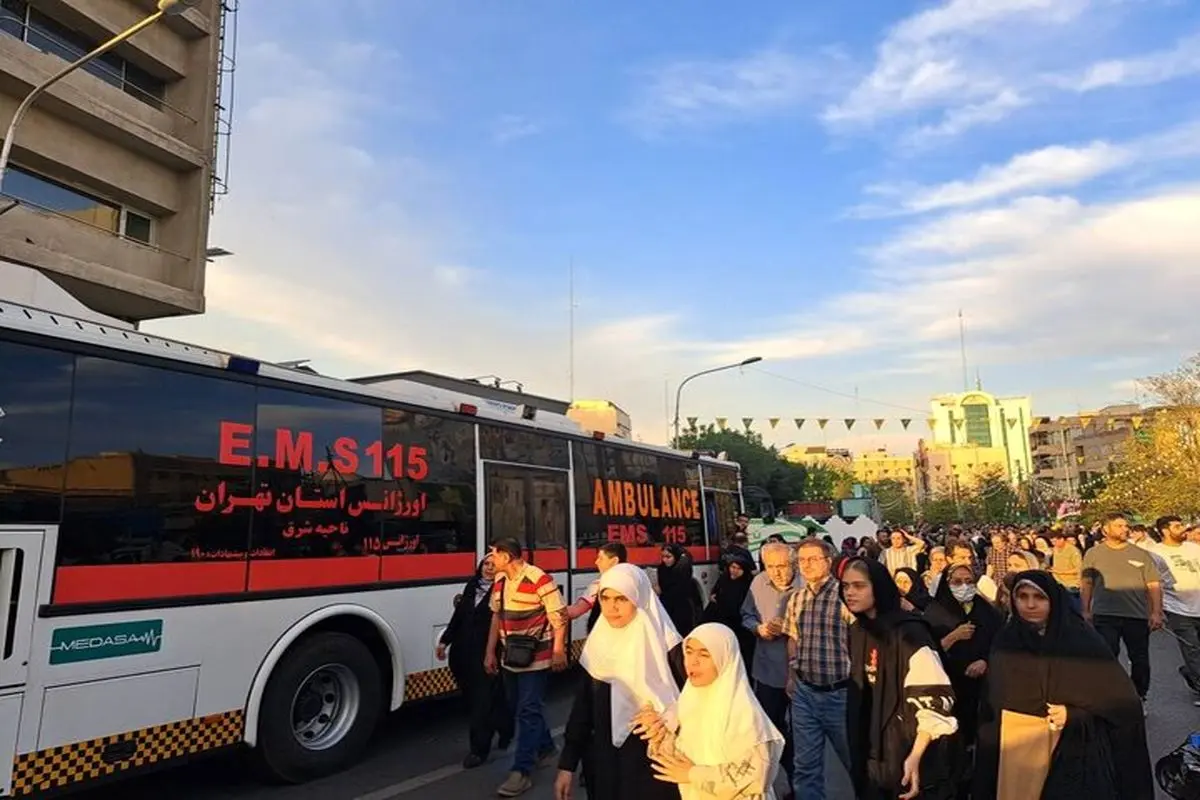 اورژانس تهران در نمایشگاه بینالمللی کتاب استقرار گسترده ای دارد