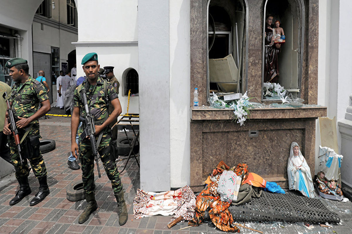  20 کشته در پی انفجار و تیراندازی در سریلانکا