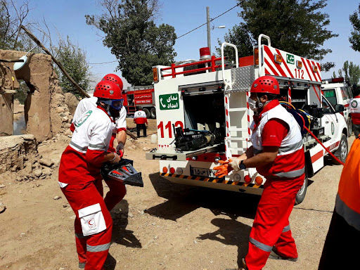 خدمات رسانی 45  تیم جمعیت هلال احمر استان یزد به حادثه دیدگان