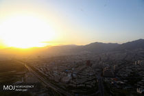 شهر تهران از فراز برج میلاد
