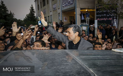 مراسم ختم برادر محمود احمدی نژاد