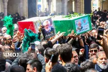 تشییع و تدفین پیکر شهید طهرانچی در حرم حضرت عبدالعظیم حسنی (ع)