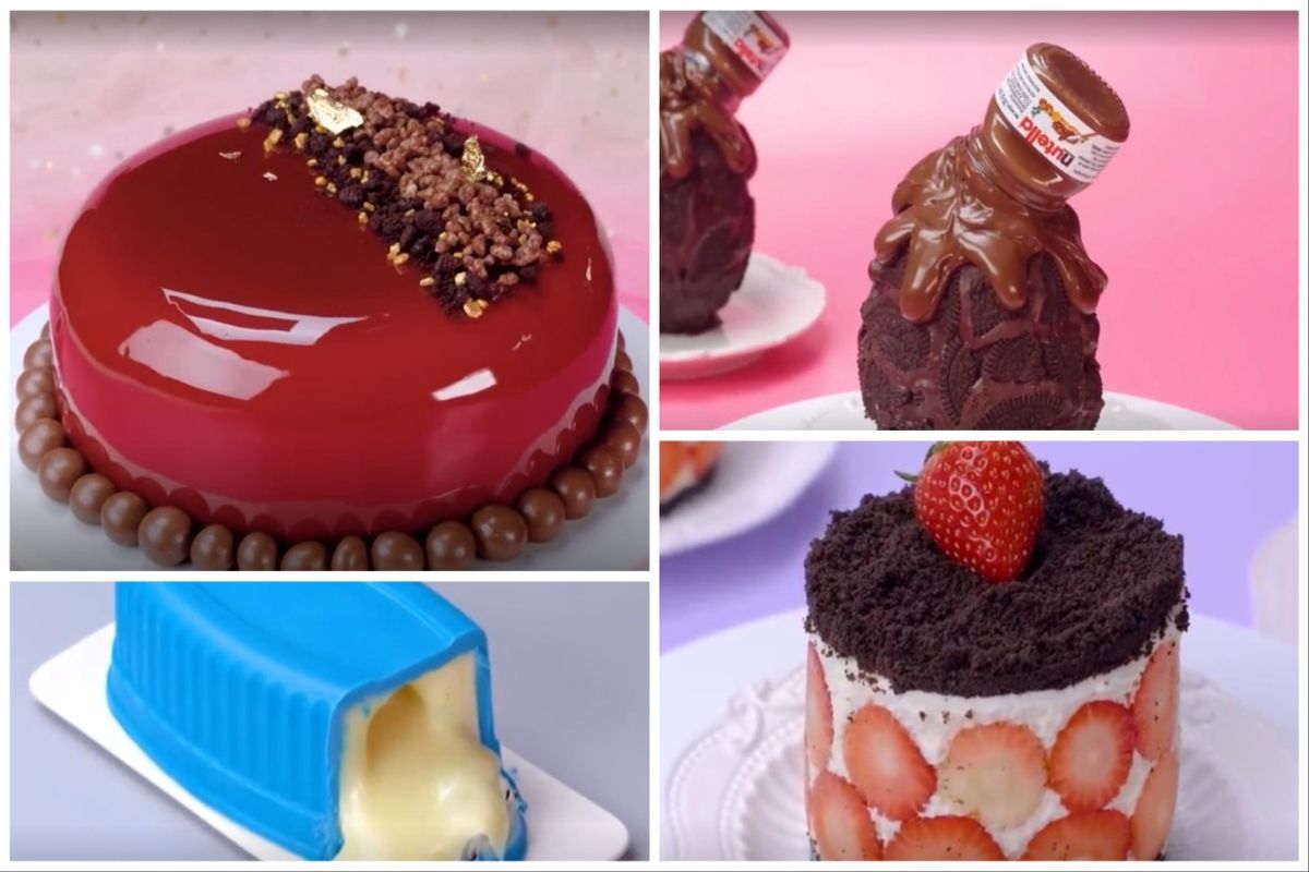 10 مدل تزئین بسیار شیک کیک و دسر را اینجا ببینید + دانلود ویدئو
