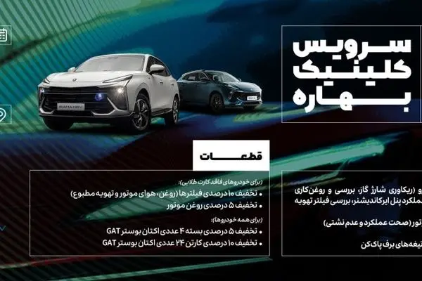 بازدید رایگان و تخفیف خرید قطعات مصرفی محصولات لاماری