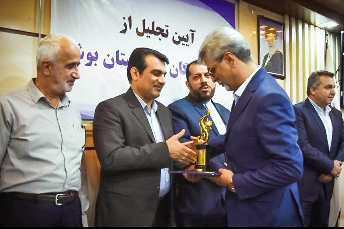 پتروشیمی نوری صادر کننده برتر استان بوشهر شد