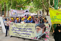 حضور شکوهمند فولادمردان ذوب‌ آهن اصفهان در راهپیمایی روز جهانی قدس