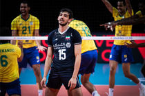 نتیجه بازی والیبال ایران و برزیل/ ایران 1   برزیل 3