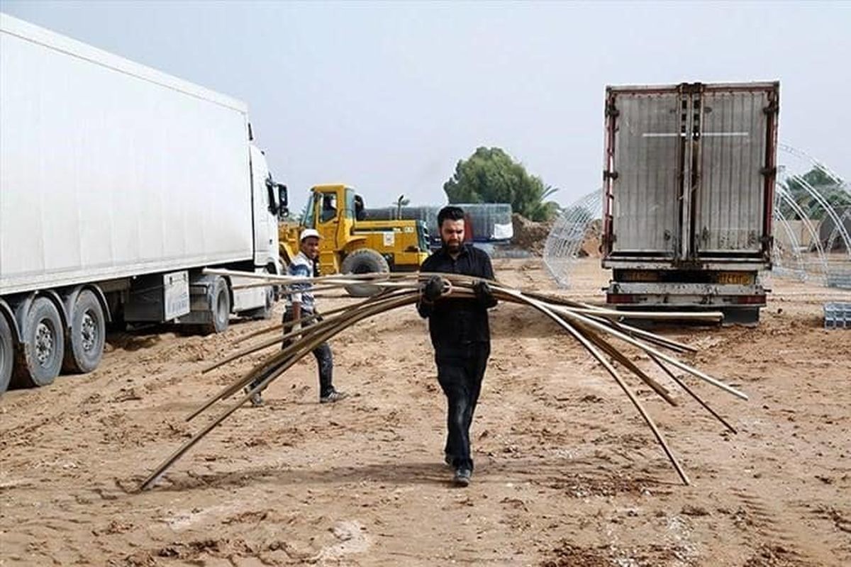 برپایی موکب مسجد مقدس جمکران در عمود ۱۰۹۰ /مشارکت مردم در خرید زمین موکب "مع امام منصور"