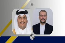 Iranian, Qatari FMs hold telephone conversation