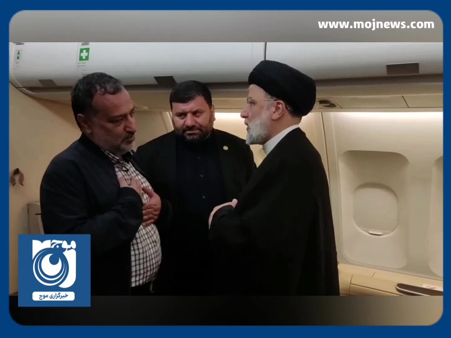 دیدار کوتاه سردار شهید سیدرضی موسوی با رئیس‌جمهور + فیلم