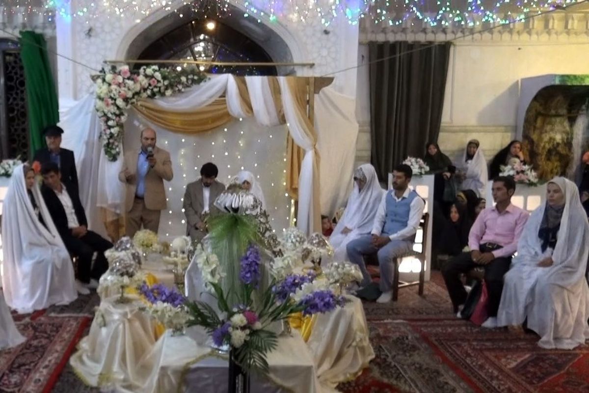 برپایی جشن ازدواج 200 زوج جوان در امامزاده شاهرضا