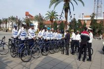 اجرای طرح  پلیس دوچرخه سوار در رشت