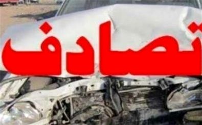 8 مصدوم دراثر تصادف تریلی با یک خودرو سرویس مدرسه در قهدریجان