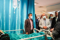 بررسی آخرین وضعیت بیماران بیمارستان گاندی توسط رئیس دانشگاه علوم پزشکی 