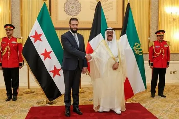 الجولانی پای میز امیر کویت؛ دیداری بی‌سابقه در دل منطقه!