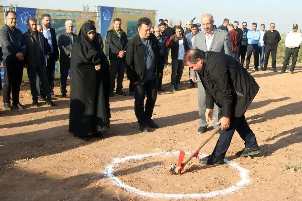 باغ موزه طبیعت ۲۰ هکتاری در تبریز کلنگ زنی شد