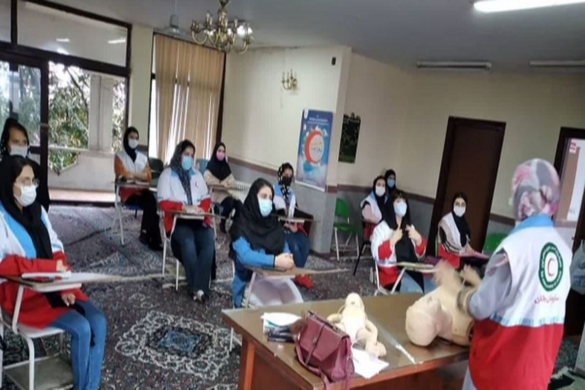 آموزش 3500 داوطلب در خانه‌های هلال مازندران
