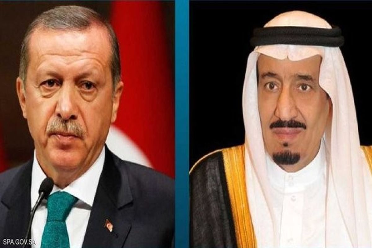 گفتگوی صلح آمیز پادشاه عربستان و اردوغان در مورد پرونده "جمال خاشقجی"
