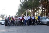 گردهمایی دوچرخه سواری هواداران بافت تاریخی میبد برگزار شد