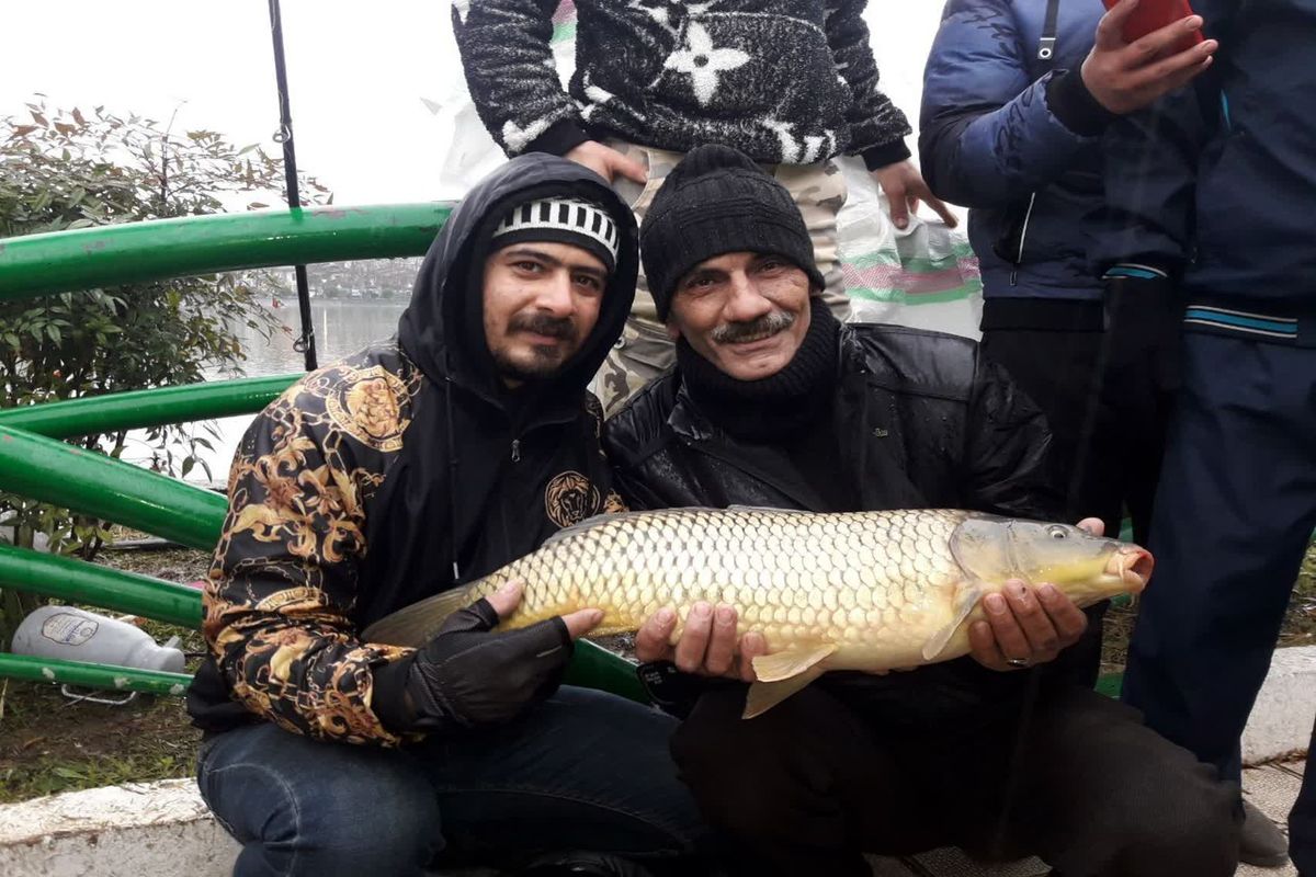 جشنواره ماهیگیری خانوادگی در استخر لاهیجان برگزار شد/ماهی ها به آب برگردانده شدند