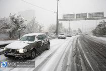 اخطاریه هواشناسی در خصوص یخبندان و لغزندگی جاده ها در پی بارش برف