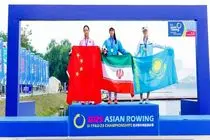 دختر ملی‌پوش ایران در رویینگ قهرمانی جوانان آسیا مدال طلا گرفت