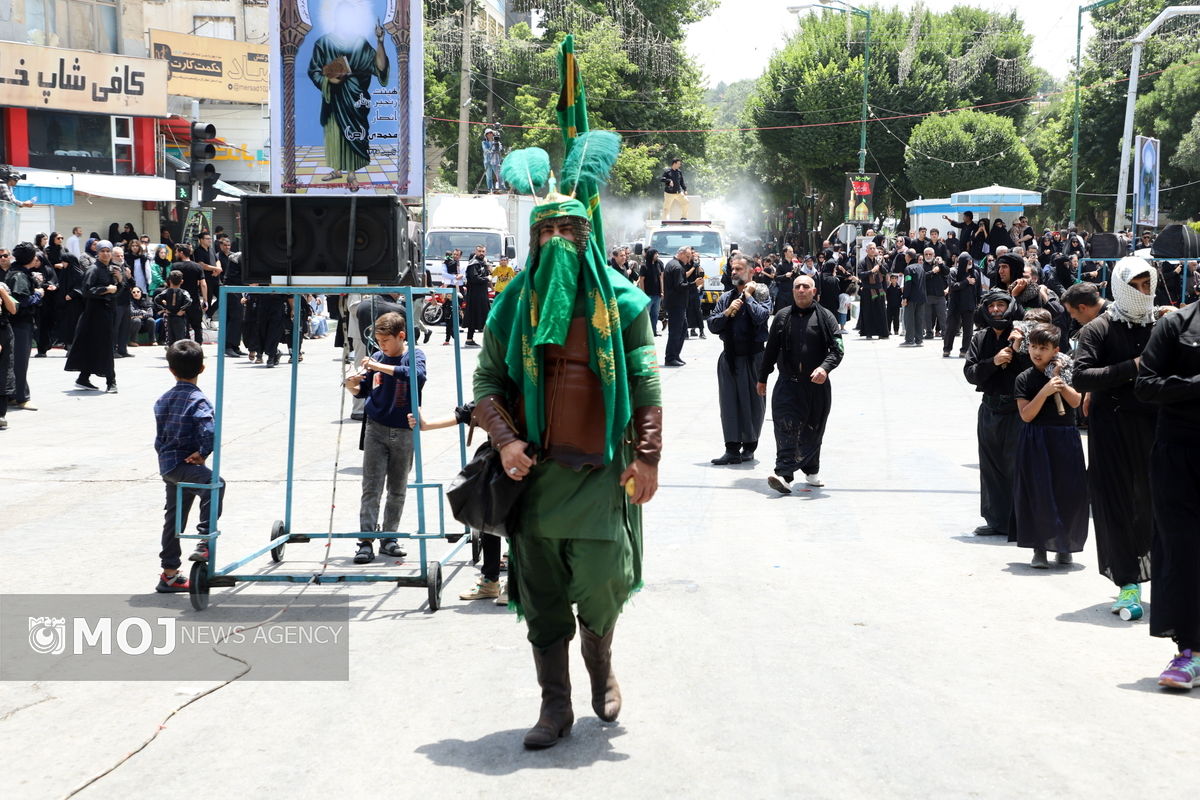 مراسم عزاداری تاسوعا در کرمانشاه برگزار شد + تصاویر