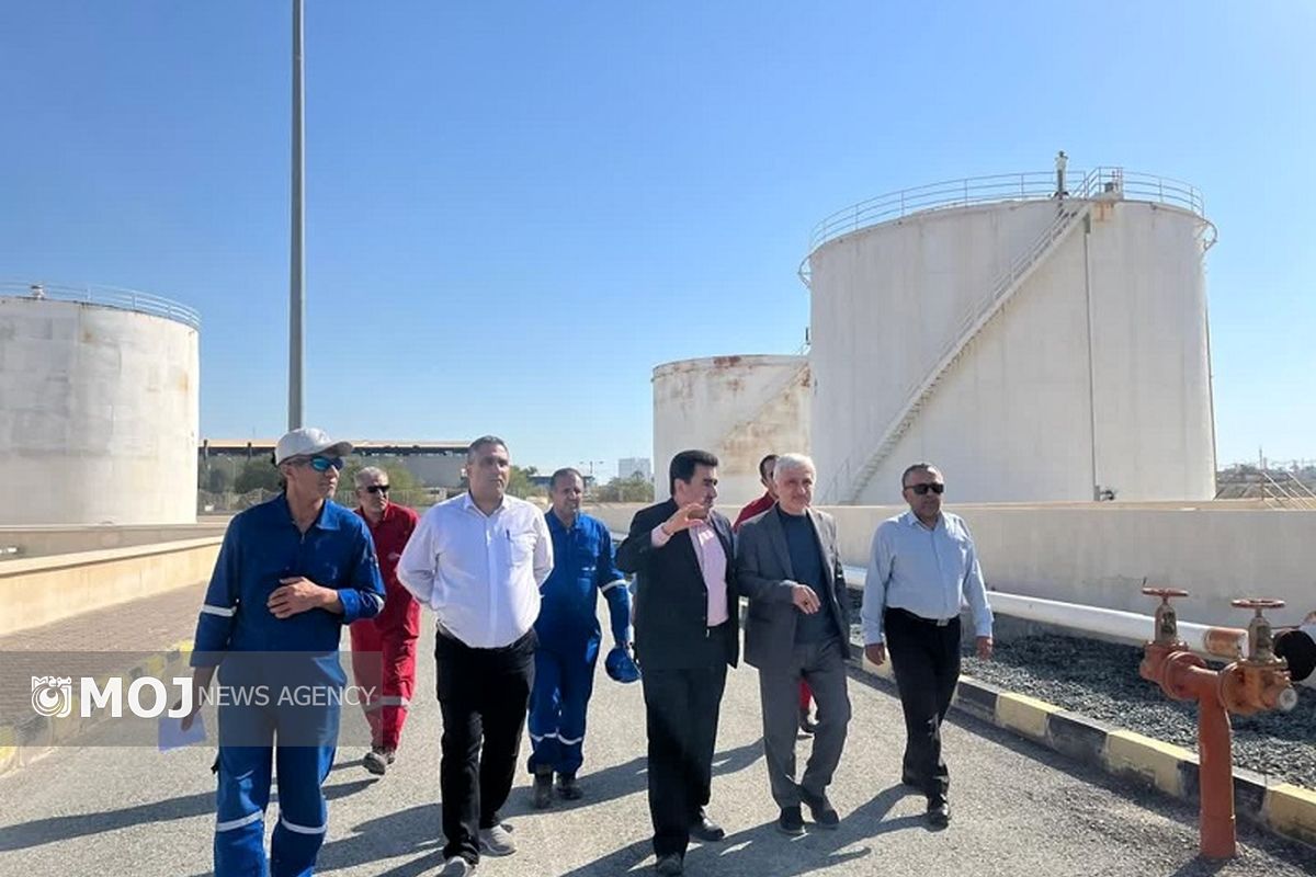 بازدید مدیر شرکت فراورده های نفتی هرمزگان از کیش