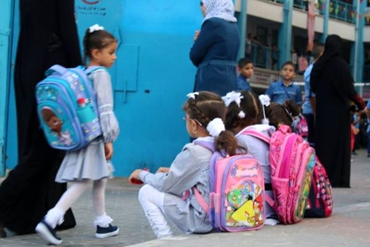 زنگ زندگی در مدارس فلسطین به صدا در آمد
