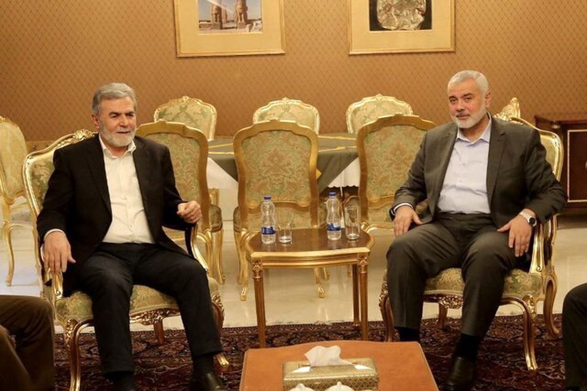 Resistance leaders praised Iran's role in supporting of Palestinian nation