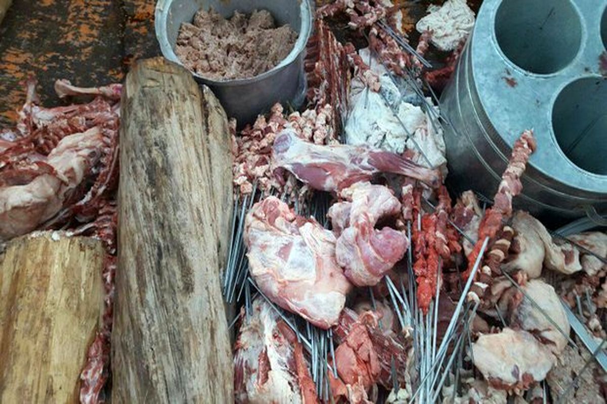 ۴۰۰ کیلوگرم گوشت فاسد در گرگان کشف شد