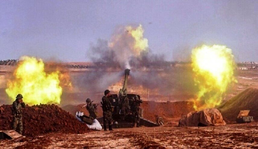 ارتش سوریه مواضع و تحرکات تروریست ها موشک باران کرد