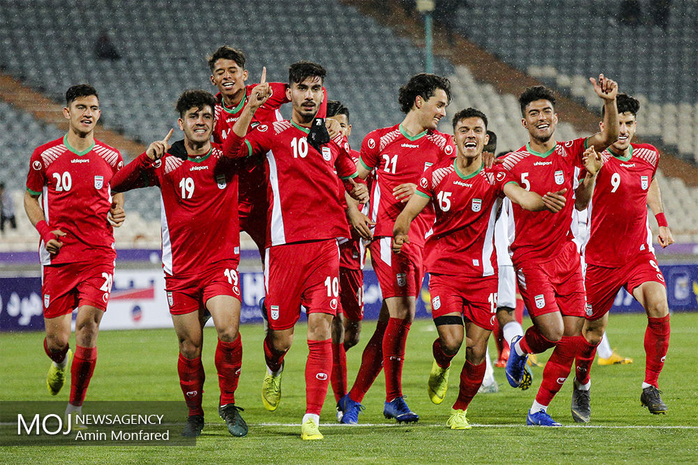 دیدار تیم های ملی فوتبال امید ایران و یمن