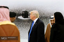 دیدار دونالد ترامپ با پادشاه عربستان
